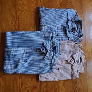 Lot of 3 Men’s Dress Button-Up Long Sleeve